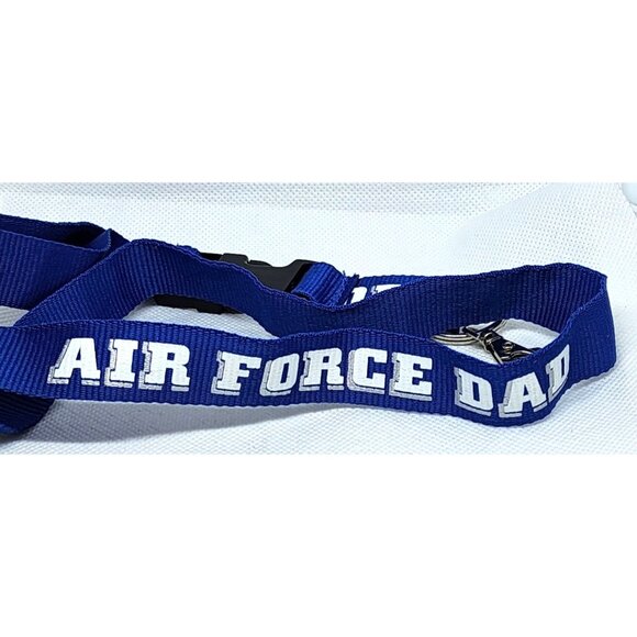 Air Force Dad Blue Lanyard – Key Holder Neck Chain for Proud Fathers - Picture 1 of 5
